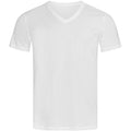 White - Front - Stedman Mens Ben V Neck Tee
