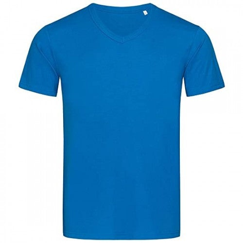 King Blue - Front - Stedman Mens Ben V Neck Tee