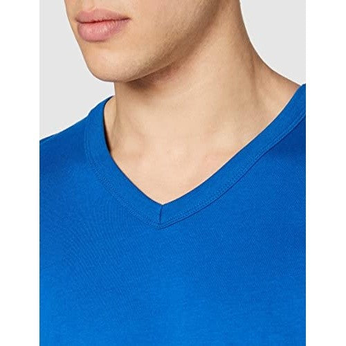 King Blue - Side - Stedman Mens Ben V Neck Tee