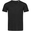 Black Opal - Front - Stedman Mens Ben V Neck Tee