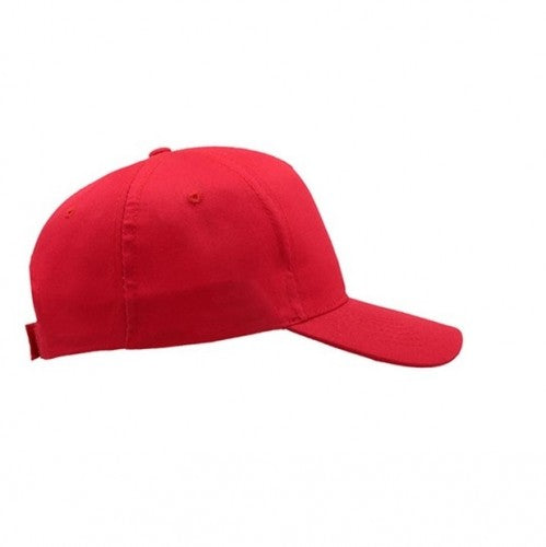 Red - Back - Atlantis Childrens-Kids Start 5 Cap 5 Panel (Pack of 2)