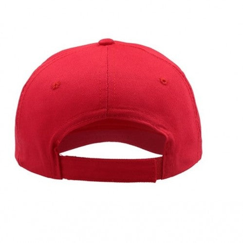 Red - Side - Atlantis Childrens-Kids Start 5 Cap 5 Panel (Pack of 2)