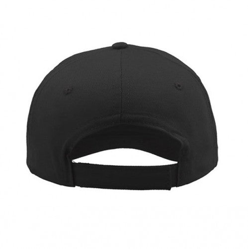 Black - Side - Atlantis Childrens-Kids Start 5 Cap 5 Panel (Pack of 2)