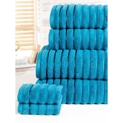 Front - Rapport Ribbed Towel Bale Set (Pack of 6)
