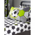 Front - Football Stamp Fitted Sheet