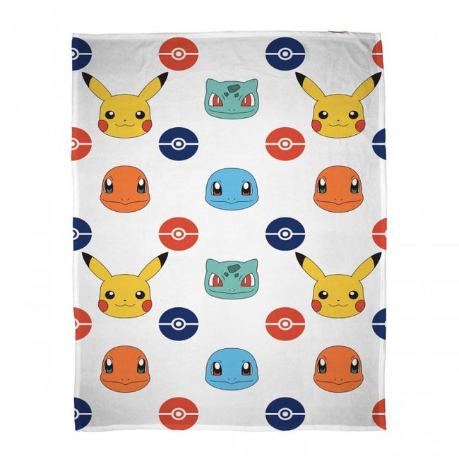 Front - Pokemon Fleece Button Blanket