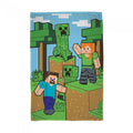 Front - Minecraft Fleece Blocks Blanket