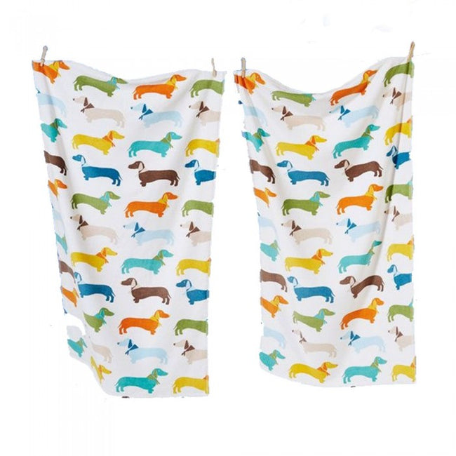 Front - Rapport Sausage Dog Towel