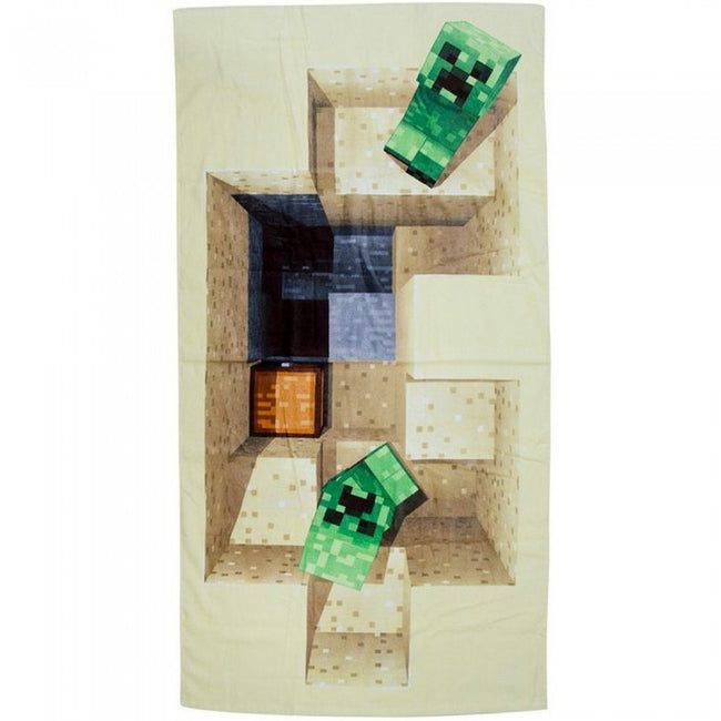 Front - Minecraft Defeat Towel