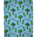Front - Minecraft Epic Rotary Fleece Blanket