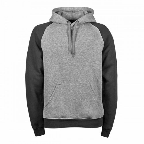 Front - Tee Jays Mens Two-Tone Hooded Sweatshirt