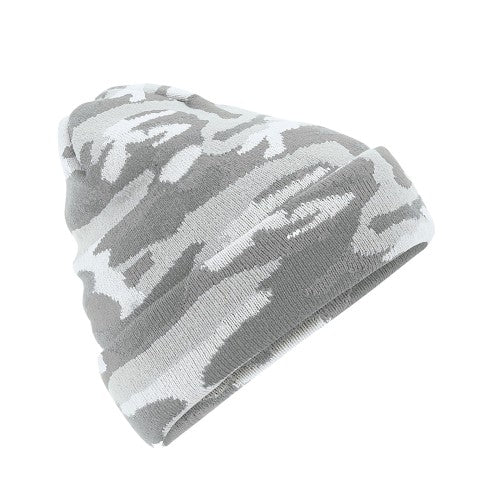 Front - Beechfield® Unisex Adults Camo Cuffed Beanie