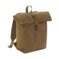 Front - Quadra Heritage Leather Accents Knapsack