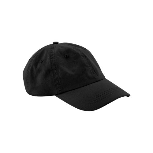 Front - Beechfield Natural Cotton Panelled Baseball Cap