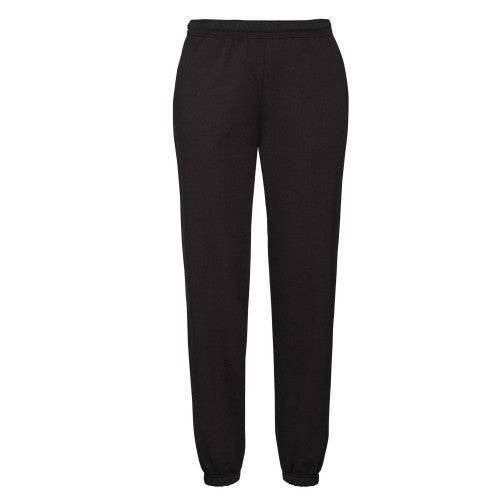 Front - Fruit of the Loom Mens Elasticated Cuff Sweatpants