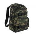 Front - Bagbase Old School Camo Knapsack
