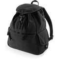 Front - Quadra Vintage Canvas Backpack - 18 Liters