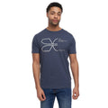 Front - Crosshatch Mens Cutups T-Shirt