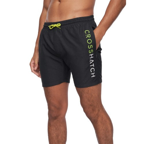 Front - Crosshatch Mens Swimlar Swim Shorts