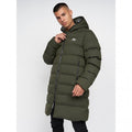 Front - Born Rich Mens Alvando Longline Puffer Jacket