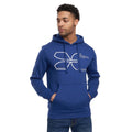 Front - Crosshatch Mens Cutups Hoodie