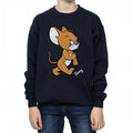 Front - Tom and Jerry Boys Angry Mouse Cotton Sweatshirt