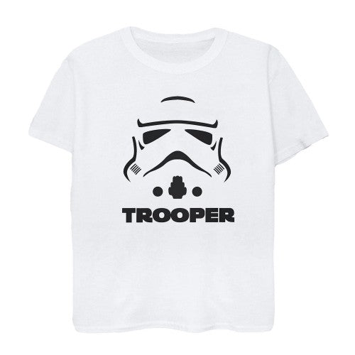 Front - Star Wars Boys Stormtrooper Cotton T-Shirt