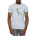 Front - Peter Pan Mens Classic Flying Heather T-Shirt
