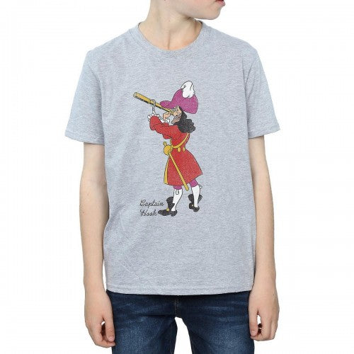Front - Peter Pan Boys Classic Captain Hook T-Shirt