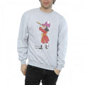 Front - Peter Pan Mens Classic Captain Hook Heather Sweatshirt