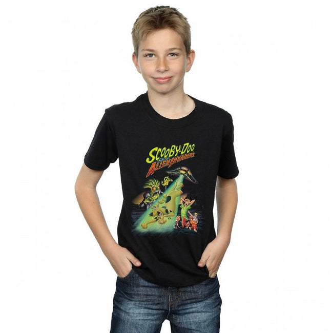 Front - Scooby Doo Boys The Alien Invaders Cotton T-Shirt