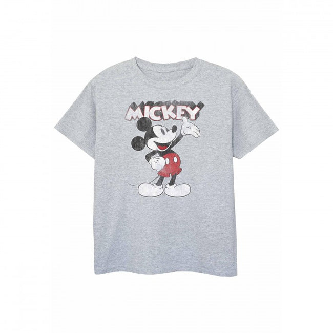 Front - Disney Girls Presents Mickey Mouse T-Shirt