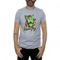 Front - DC Bombshells Mens Poison Ivy Button Heather T-Shirt