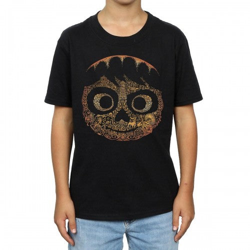 Front - Coco Boys Miguel Face Cotton T-Shirt