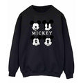 Front - Disney Womens/Ladies Mickey Mouse Head Sweatshirt