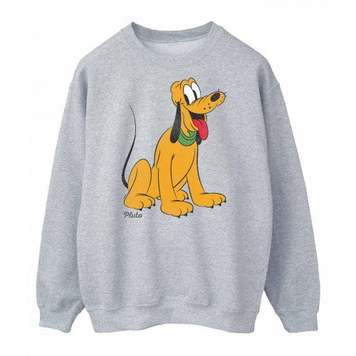 Front - Disney Mens Classic Pluto Sweatshirt