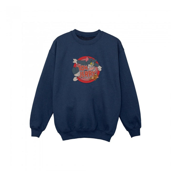 Front - Tom and Jerry Boys Classic Catch Sweatshirt