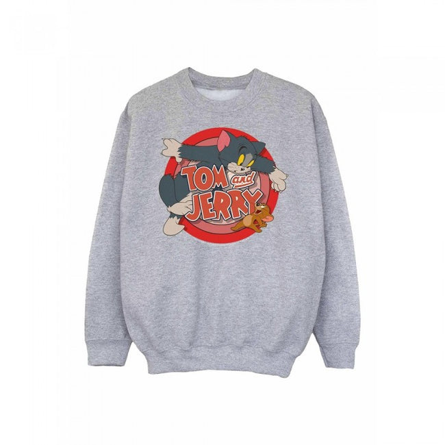 Front - Tom and Jerry Boys Classic Catch Sweatshirt