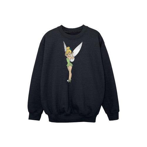 Front - Peter Pan Girls Classic Tinkerbell Sweatshirt