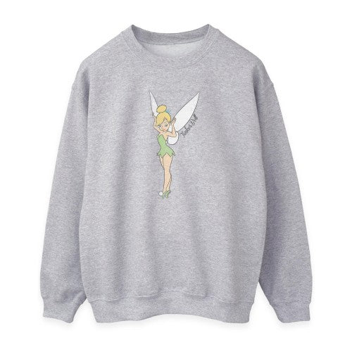 Front - Tinkerbell Womens/Ladies Classic Sweatshirt