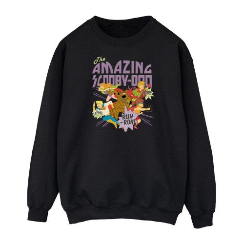 Front - Scooby Doo Mens The Amazing Scooby Sweatshirt