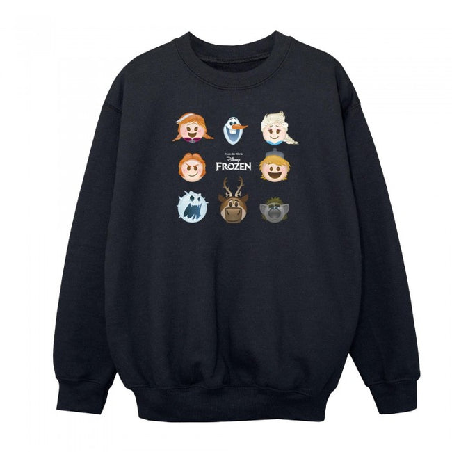 Front - Frozen Girls Head Sweatshirt