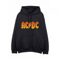 Front - AC/DC Mens Fire Hoodie