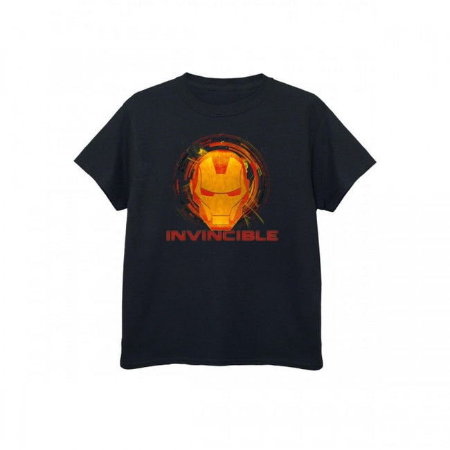 Front - Iron Man Boys Invincible T-Shirt