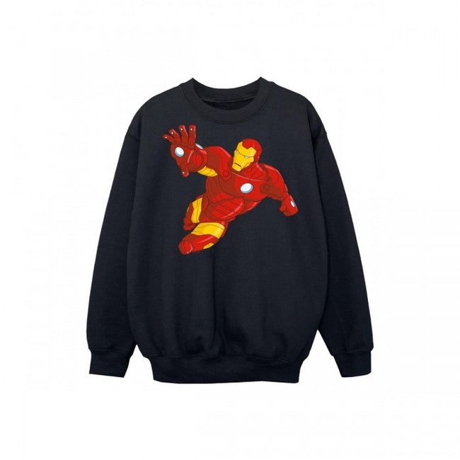 Front - Iron Man Boys Sweatshirt