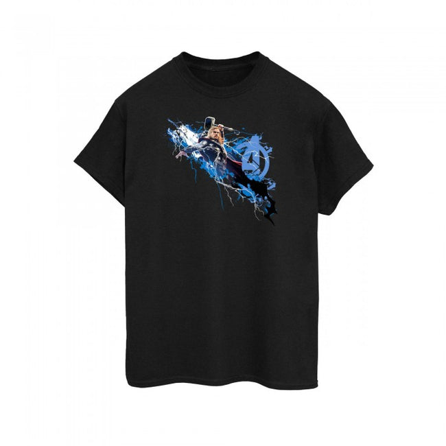 Front - Marvel Avengers Mens Splash Thor T-Shirt