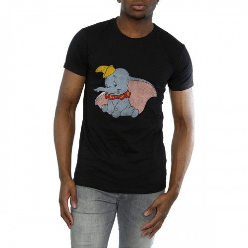 Front - Dumbo Mens Classic Cotton T-Shirt