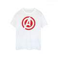 Front - Avengers Assemble Mens Solid Logo T-Shirt