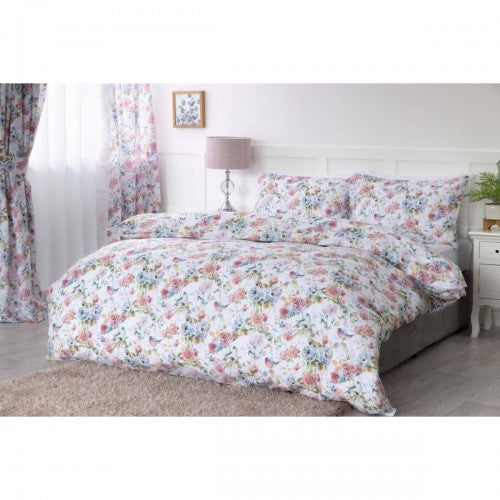 Front - Belledorm Secret Garden Floral Duvet Set