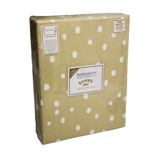 Front - Belledorm Snowfall Duvet Set